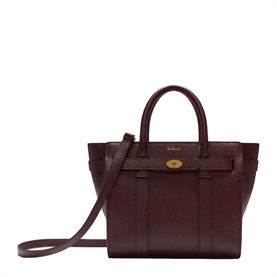 Mulberry Mini Zipped Bayswater Oxblood